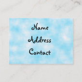 glimlach-visitekaartjes visitekaartje (Achterkant)