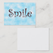 glimlach-visitekaartjes visitekaartje (Voorkant / Achterkant)