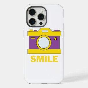 Glimlach voor gratis foto iPhone 15 pro max case