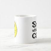 Glimlach voor je baas koffiemok (Center)