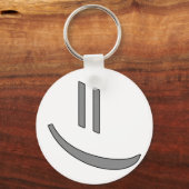 = glimlach webstijl sleutelhanger (Voorkant)