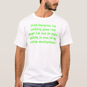 glimlachen als kopieermechanisme t-shirt