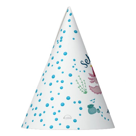 glimlachen Axolotl White Birthday Party Pet Feesthoedjes (Links)
