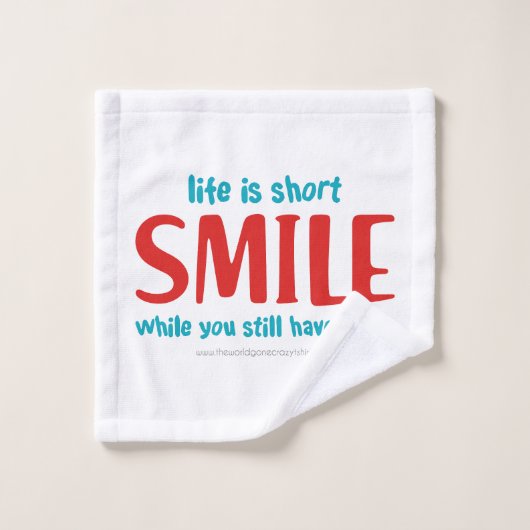 glimlachen bad handdoek (Wasdoekje)
