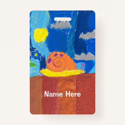 glimlachen badge (Voorkant)