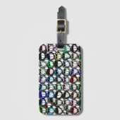 glimlachen bagagelabel (Voorkant (verticaal))