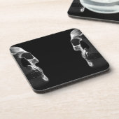 glimlachen bier onderzetter (Linkerzijde)