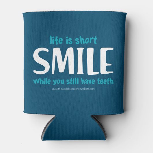 glimlachen blikjeskoeler (Voorkant)