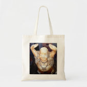 glimlachen boeddha canvas tas (Voorkant)
