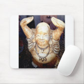 glimlachen boeddha mousepad muismat (Met muis)