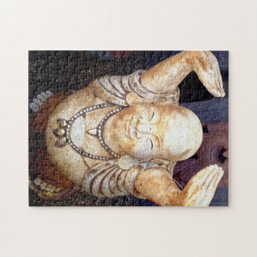 glimlachen boeddha puzzel (Horizontaal)