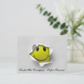 glimlachen briefkaart (Staand voorkant)