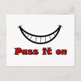 glimlachen briefkaart