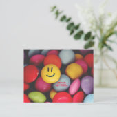 glimlachen briefkaart (Staand voorkant)