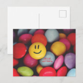glimlachen briefkaart (Voorkant / Achterkant)