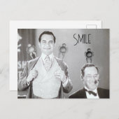 glimlachen briefkaart (Voorkant / Achterkant)