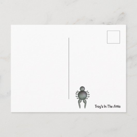 glimlachen briefkaart (Achterkant)