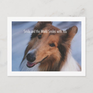 glimlachen briefkaart