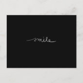 glimlachen briefkaart (Voorkant)