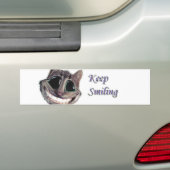 glimlachen bumpersticker (Op auto)