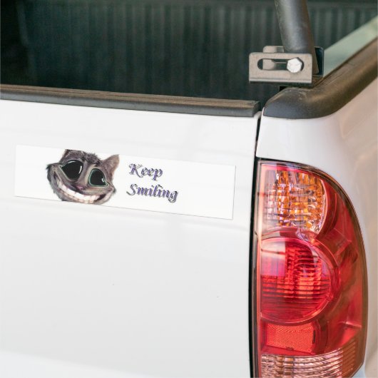 glimlachen bumpersticker (Op Truck)