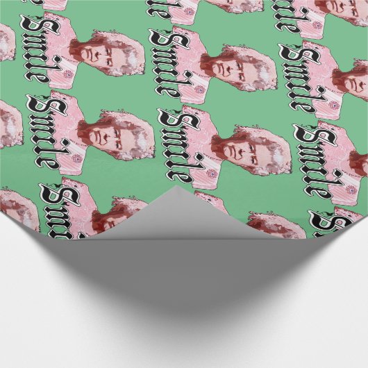 glimlachen cadeaupapier (Hoek)