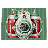 glimlachen | camera kerstfoto groot cadeauzakje (Achterkant)