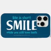 glimlachen Case-Mate iPhone case (Achterkant (horizontaal))