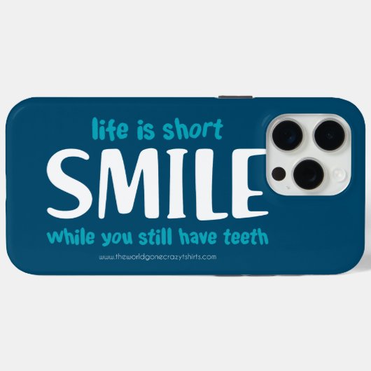 glimlachen Case-Mate iPhone case (Achterkant (horizontaal))