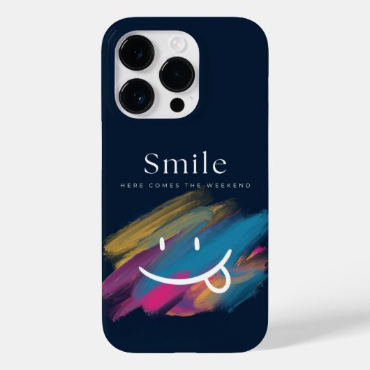 glimlachen Case-Mate iPhone case (Achterkant)