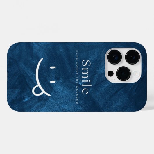 glimlachen Case-Mate iPhone case (Achterkant (horizontaal))