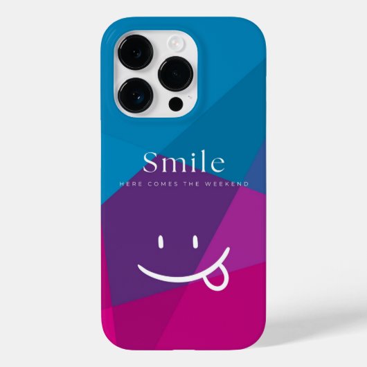 glimlachen Case-Mate iPhone case (Achterkant)