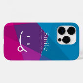 glimlachen Case-Mate iPhone case (Achterkant (horizontaal))