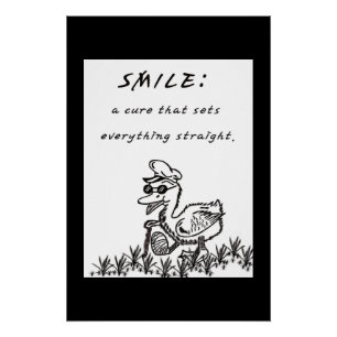GLIMLACHEN DIE GENEZEN PERFECT POSTER