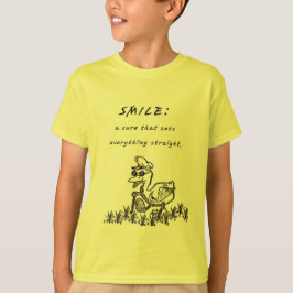 GLIMLACHEN DIE GENEZEN T-SHIRT