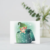 glimlachen Elf Briefkaart (Staand voorkant)