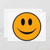 glimlachen Face Emoji Briefkaart (Voorkant / Achterkant)