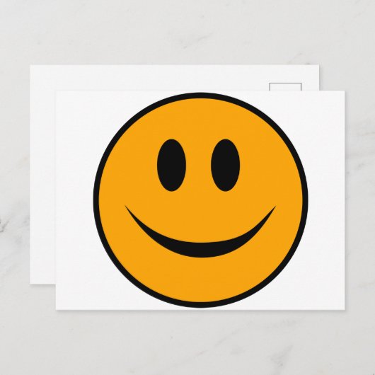 glimlachen Face Emoji Briefkaart (Voorkant / Achterkant)