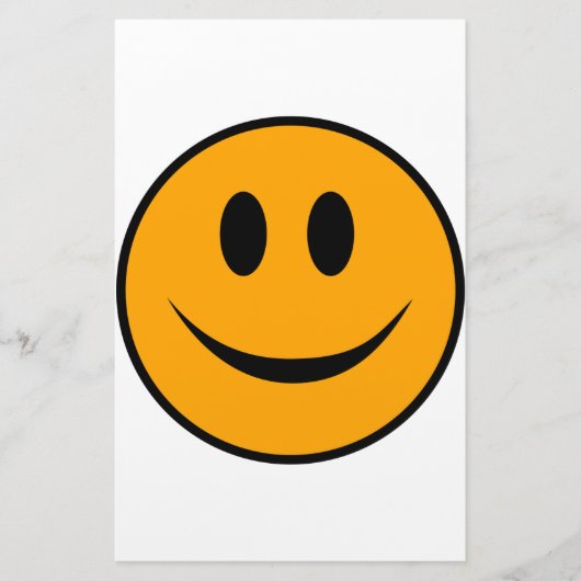 glimlachen Face Emoji Briefpapier (Voorkant)