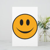 glimlachen Face Emoji Briefpapier (Staand voorkant)