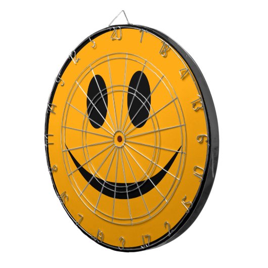 glimlachen Face Emoji Dartbord (Voorkant Rechts)