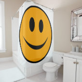 glimlachen Face Emoji Douchegordijn (In situ)