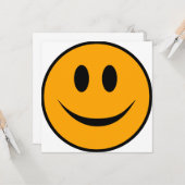 glimlachen Face Emoji Kaart (Voorkant / Achterkant in situ)