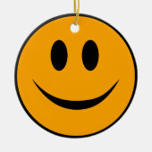 glimlachen Face Emoji Keramisch Ornament (Voorkant)