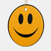 glimlachen Face Emoji Keramisch Ornament (Links)