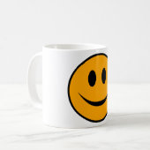 glimlachen Face Emoji Koffiemok (Voorkant links)