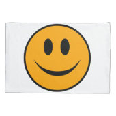 glimlachen Face Emoji Kussensloop (Achterkant)