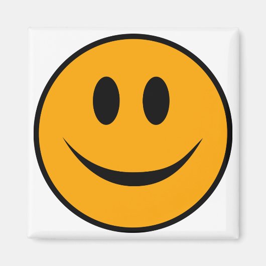 glimlachen Face Emoji Magneet (Voorkant)