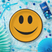glimlachen Face Emoji Papieren Bordje (Feest)