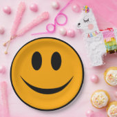 glimlachen Face Emoji Papieren Bordje (Feest)